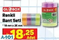 GLOBOX RENKLİ BANT SETİ